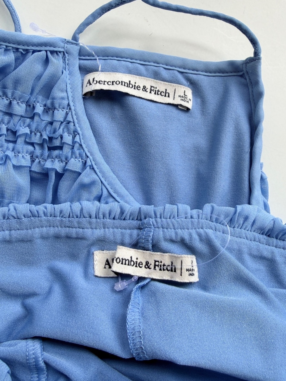 Abercrombie & Fitch Set Ruched Ruffled Halter & Mini Skort Size Large - Picture 5 of 13